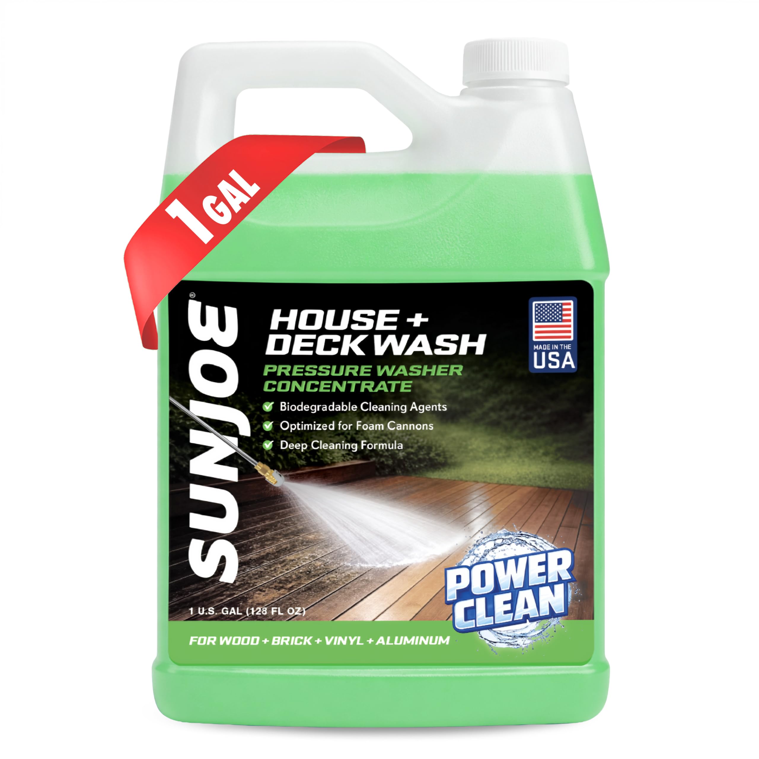 Amazon.com: Sun Joe SPX-HDC1G House and Deck All-Purpose Pressure
